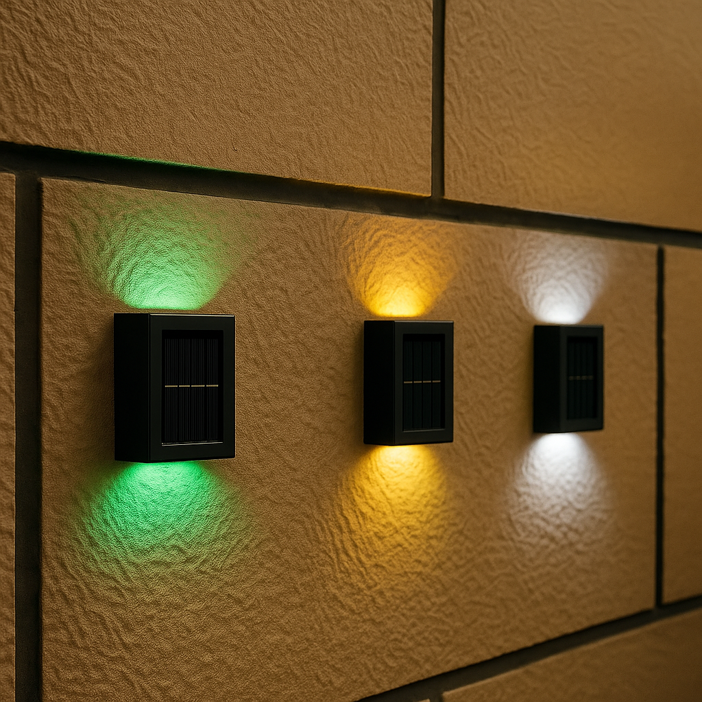 Wall Light Outdoor Waterproof Solar Up Down Brilliance