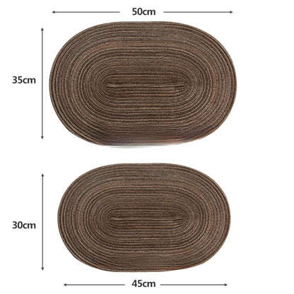 Sophia Lace Dining Placemats – Set of 6, Durable & Antislip