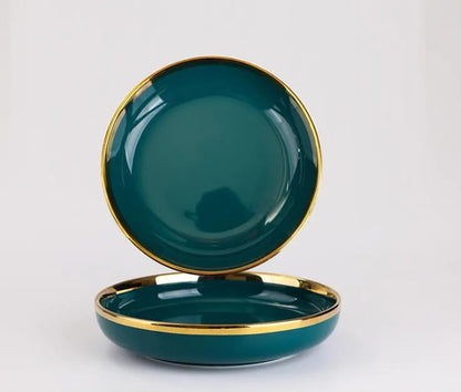 Porcelain Dinner Plate Tivoli Emerald Grace