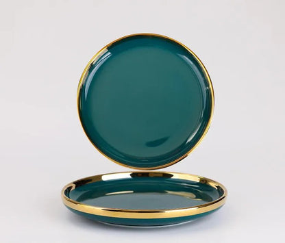 Porcelain Dinner Plate Tivoli Emerald Grace