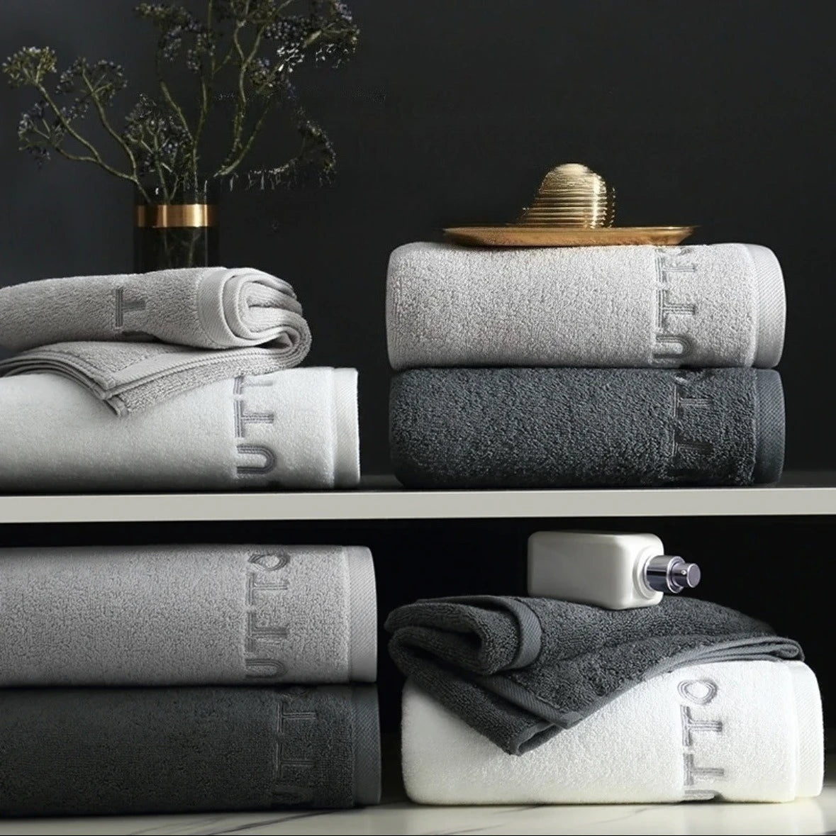 Bath Towels Camellia Cotton Essence Elegance