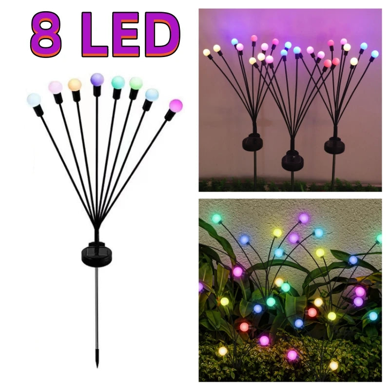 Garden Light Solar Powered Waterproof Firefly Radiance