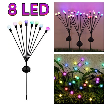 Garden Light Solar Powered Waterproof Firefly Radiance