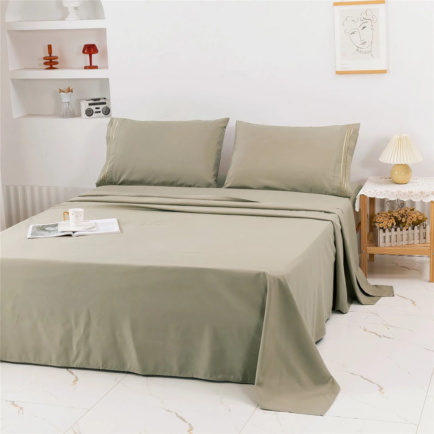 Bedding Set Serenity Soft Elegance 400TC Polyester