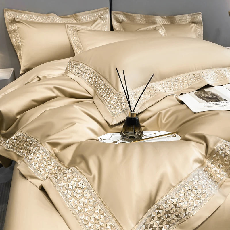 Bedding Set Prestige Egyptian Cotton Embroidery 1200TC