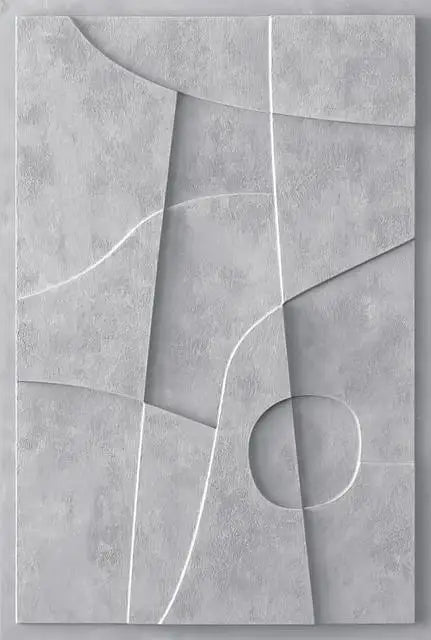 Wall Art Canvas Nordic Geometric 3D Essence