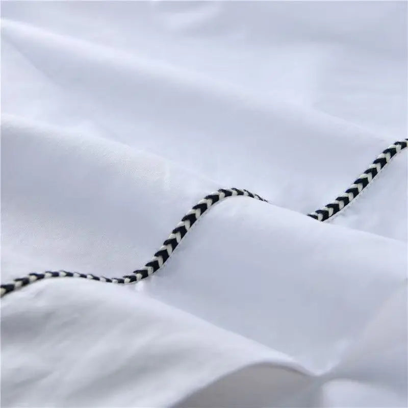 Bedsheet Set Radiance 500TC White Cotton Luxury