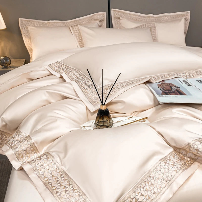 Bedding Set Prestige Egyptian Cotton Embroidery 1200TC