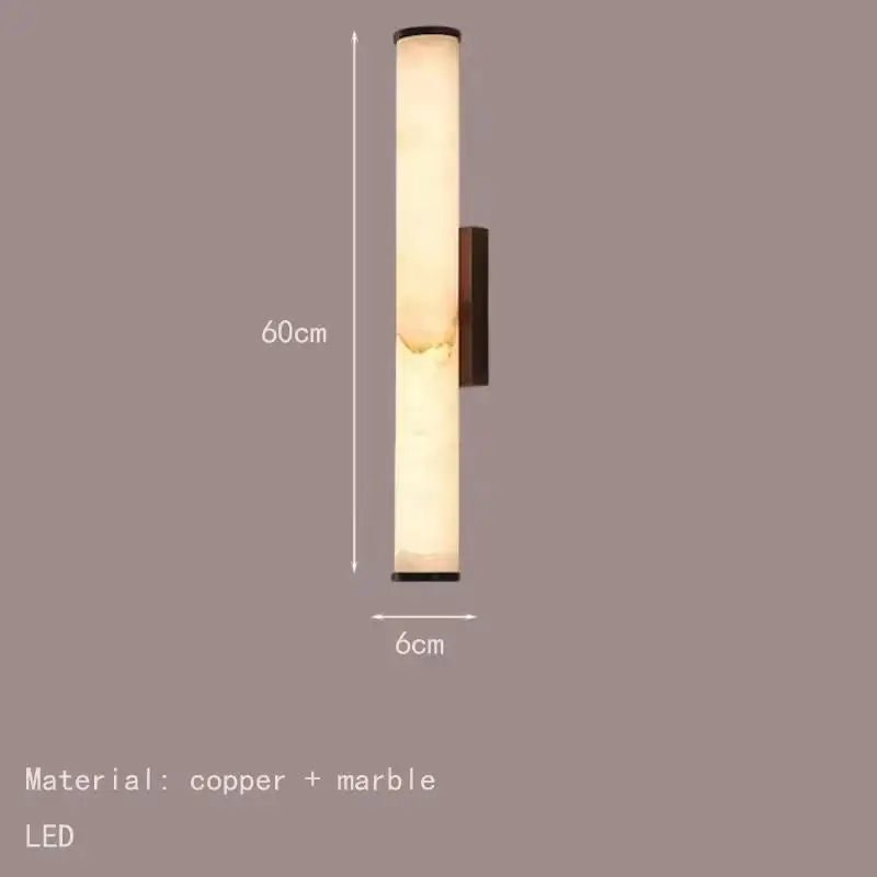 Wall Lamp Marble Black Gold Luxe Radiance