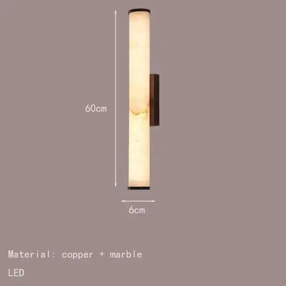 Wall Lamp Marble Black Gold Luxe Radiance
