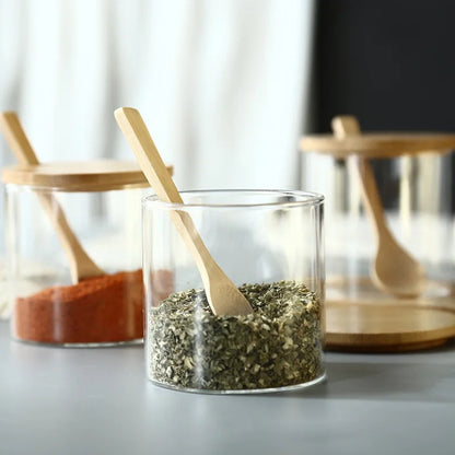 Glass Spice Jars Set Valencia Heritage