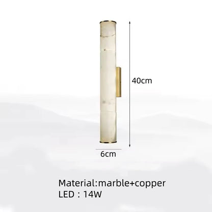 Wall Lamp Marble Black Gold Luxe Radiance