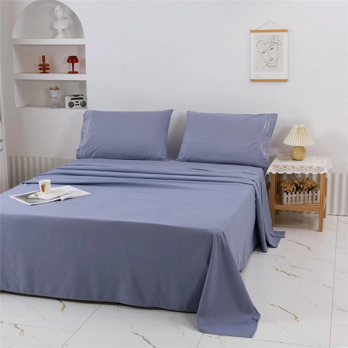 Bedding Set Serenity Soft Elegance 400TC Polyester