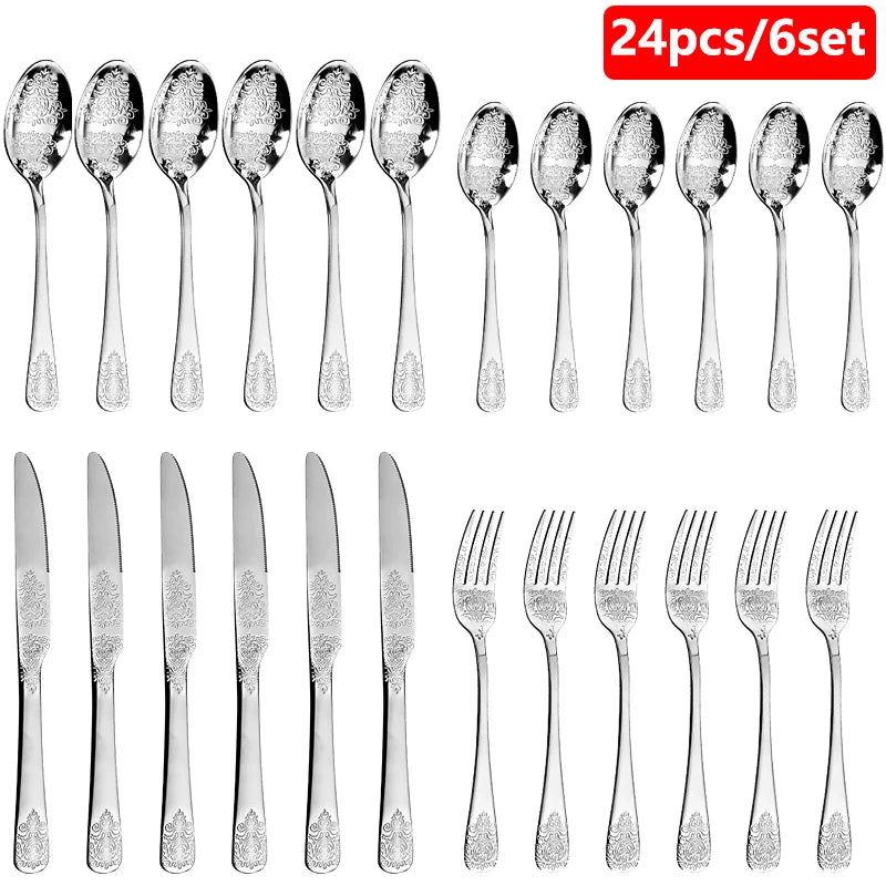 Cutlery Set Versailles Vintage Elegance