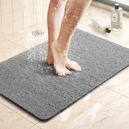 Shower Mat PVC Drain Quick Elegance Comfort