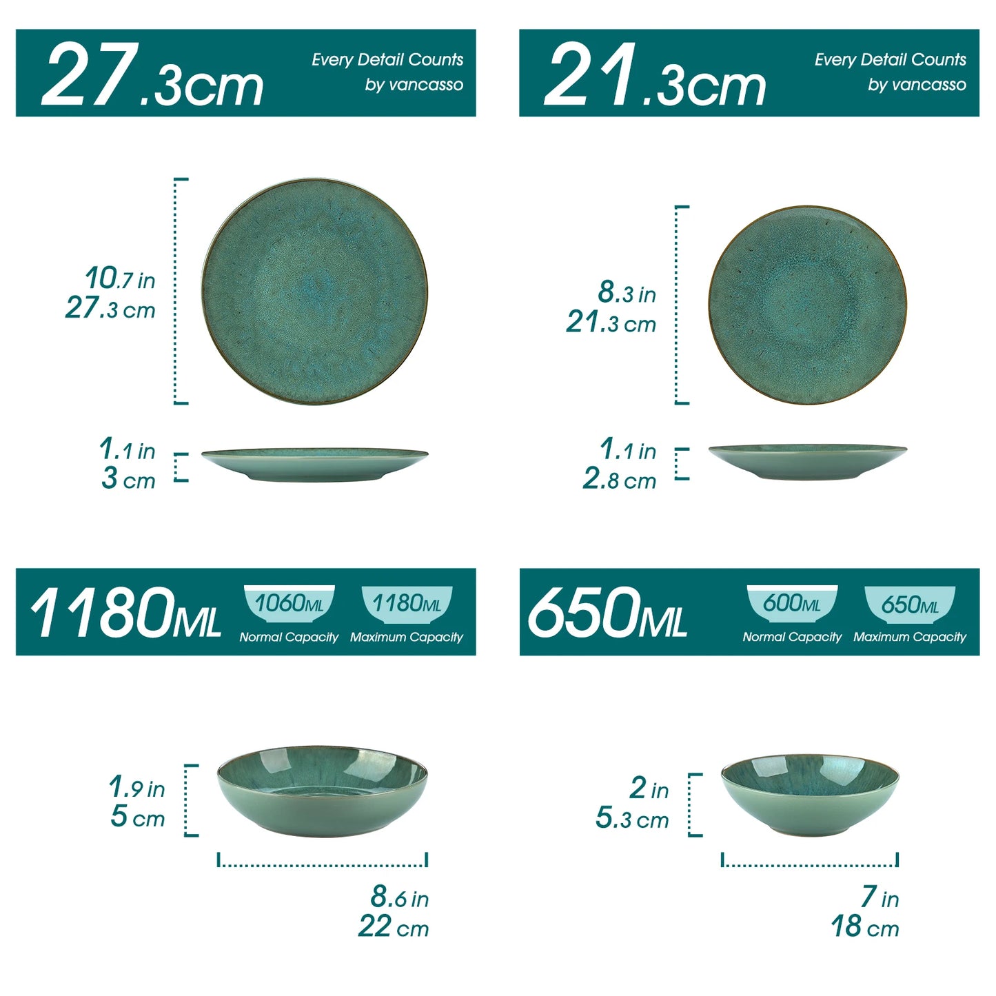 Seraphine Collection – Unique Textured Stoneware Dinnerware Set