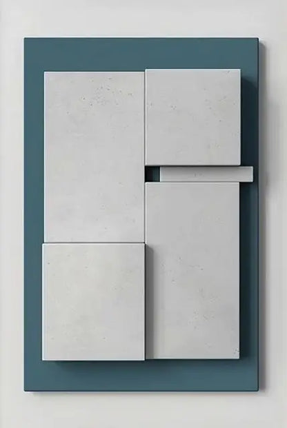Wall Art Canvas Nordic Geometric 3D Essence