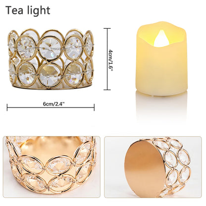 Candle Holder Crystal Florence Charm