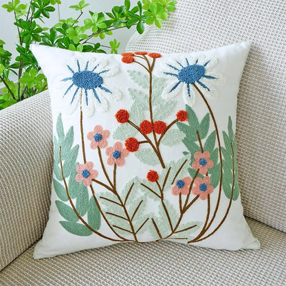 Pillow Cover Bloom Nordic Floral Living Elegance
