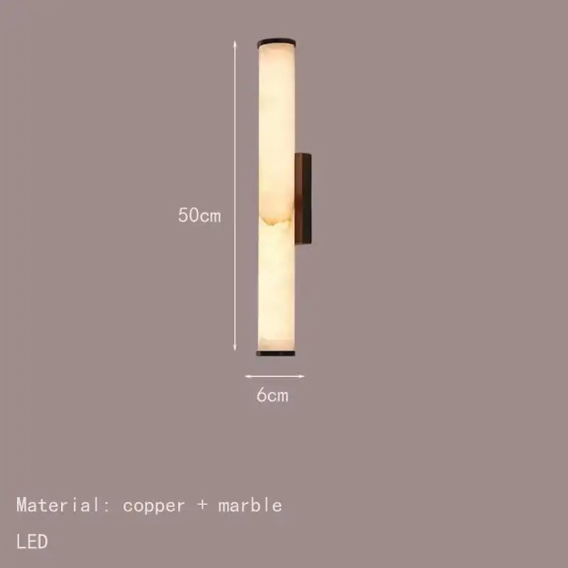 Wall Lamp Marble Black Gold Luxe Radiance
