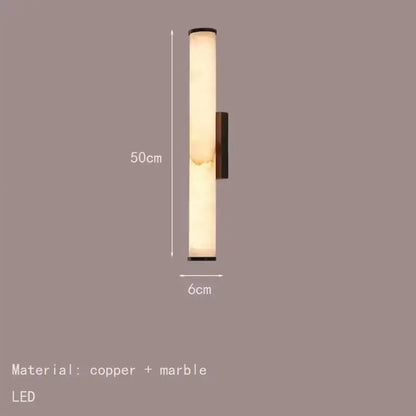 Wall Lamp Marble Black Gold Luxe Radiance
