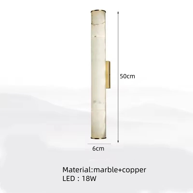Wall Lamp Marble Black Gold Luxe Radiance