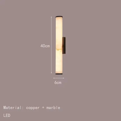 Wall Lamp Marble Black Gold Luxe Radiance