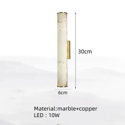 Wall Lamp Marble Black Gold Luxe Radiance