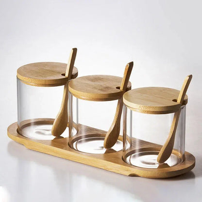 Glass Spice Jars Set Valencia Heritage