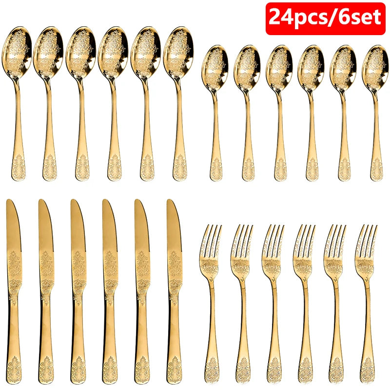 Cutlery Set Versailles Vintage Elegance