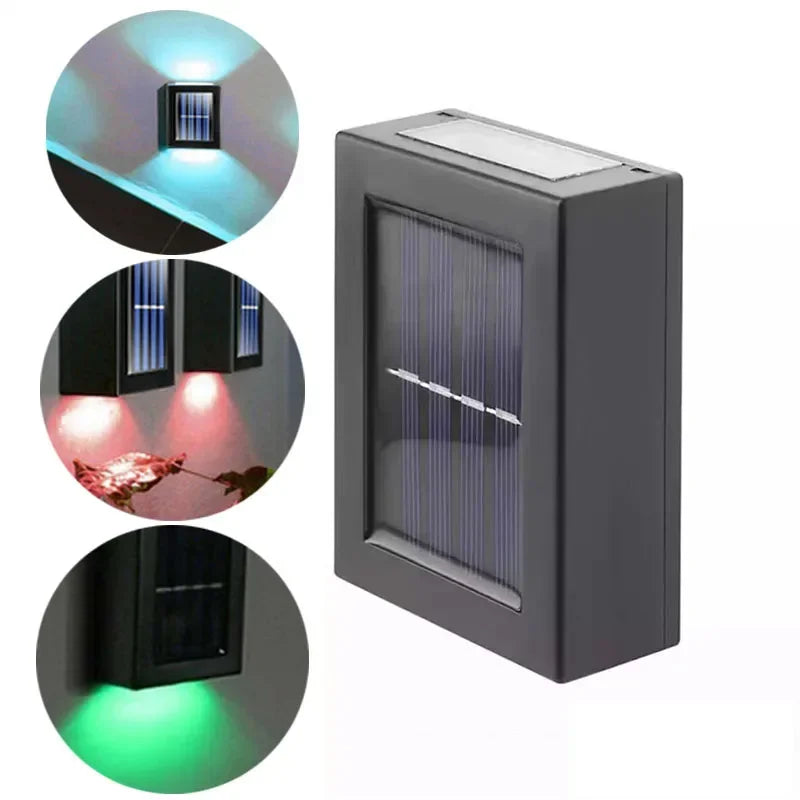 Wall Light Outdoor Waterproof Solar Up Down Brilliance