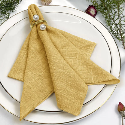 Amélie Linen Napkin Set – 6 Pieces, 30x30cm, Elegant Wedding & Daily Use