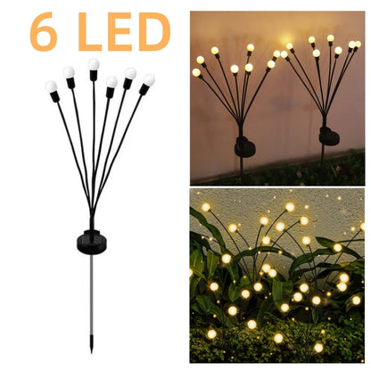 Garden Light Solar Powered Waterproof Firefly Radiance