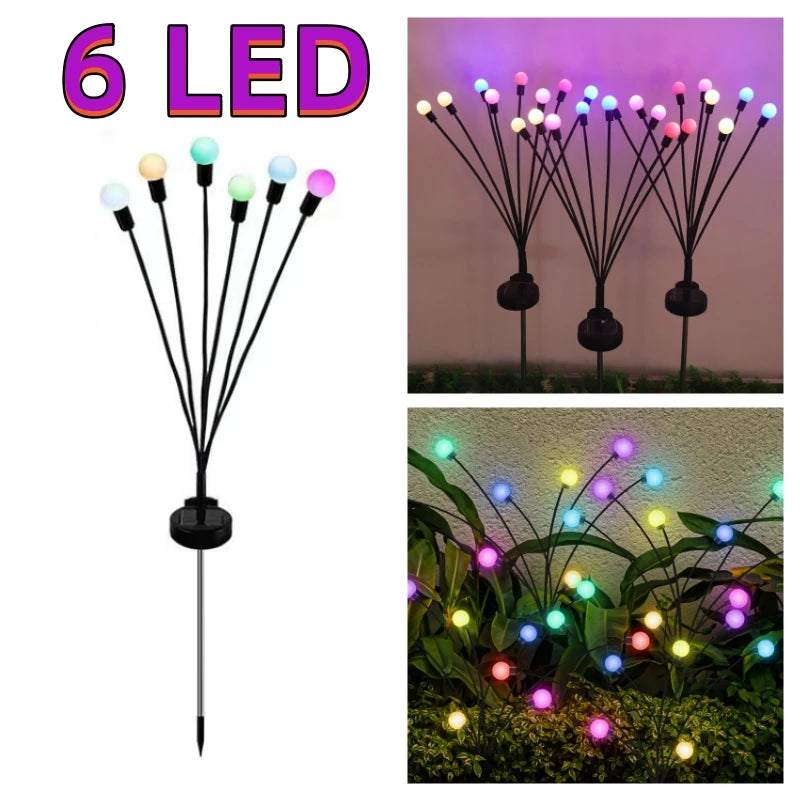 Garden Light Solar Powered Waterproof Firefly Radiance