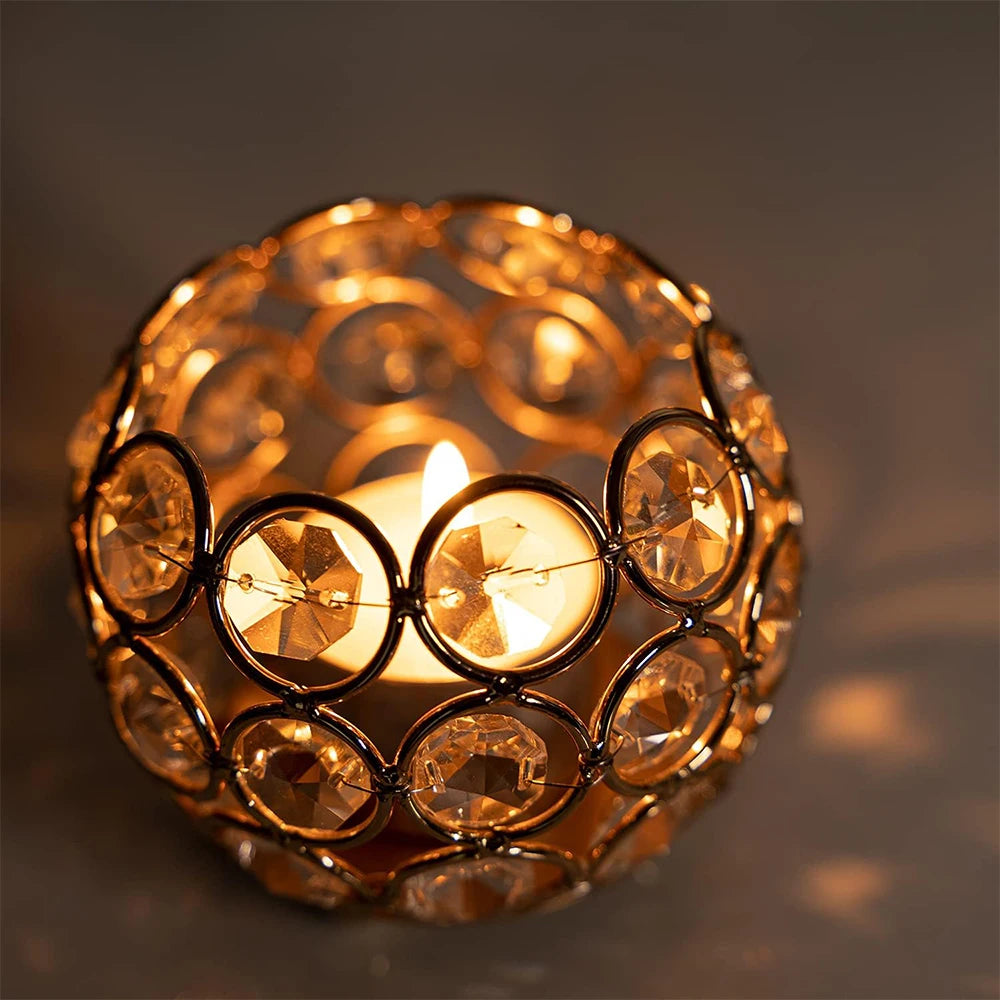 Candle Holder Florence Golden Glow Set