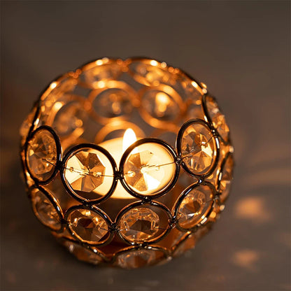 Candle Holder Florence Golden Glow Set