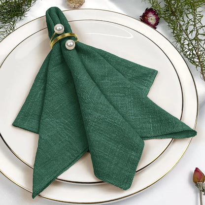 Amélie Linen Napkin Set – 6 Pieces, 30x30cm, Elegant Wedding & Daily Use